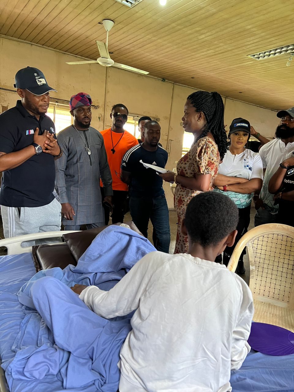 A medical outreach in progress